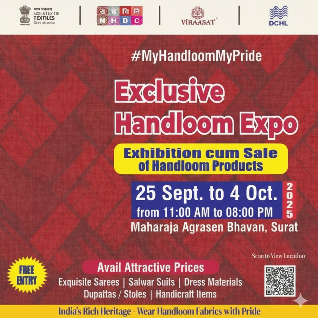 Exculsive Handloom Expo, 25th -4th Oct 2...