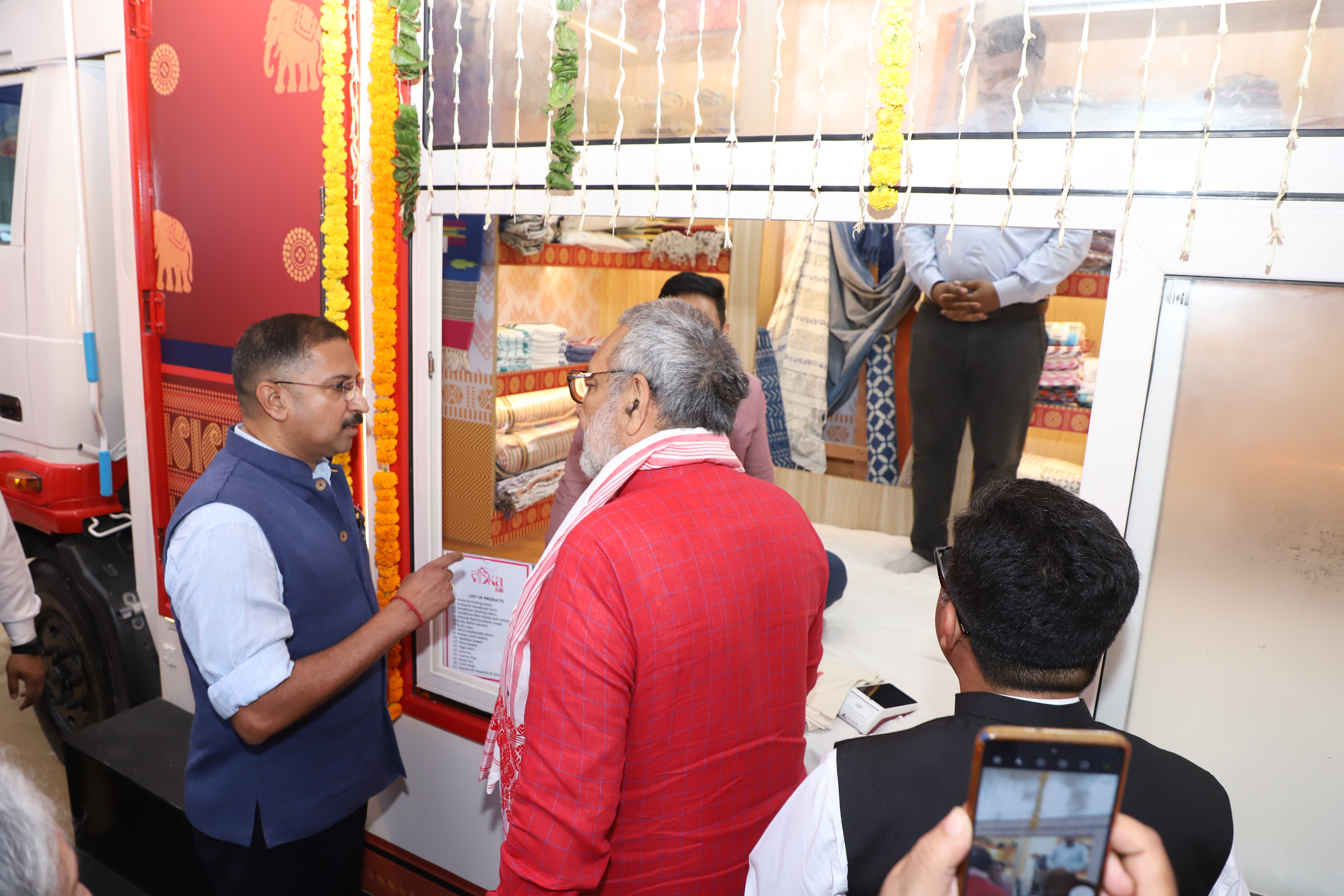 Inauguration of " Haat on Wheels ", 5th Aug, Handloom Haat Janpath