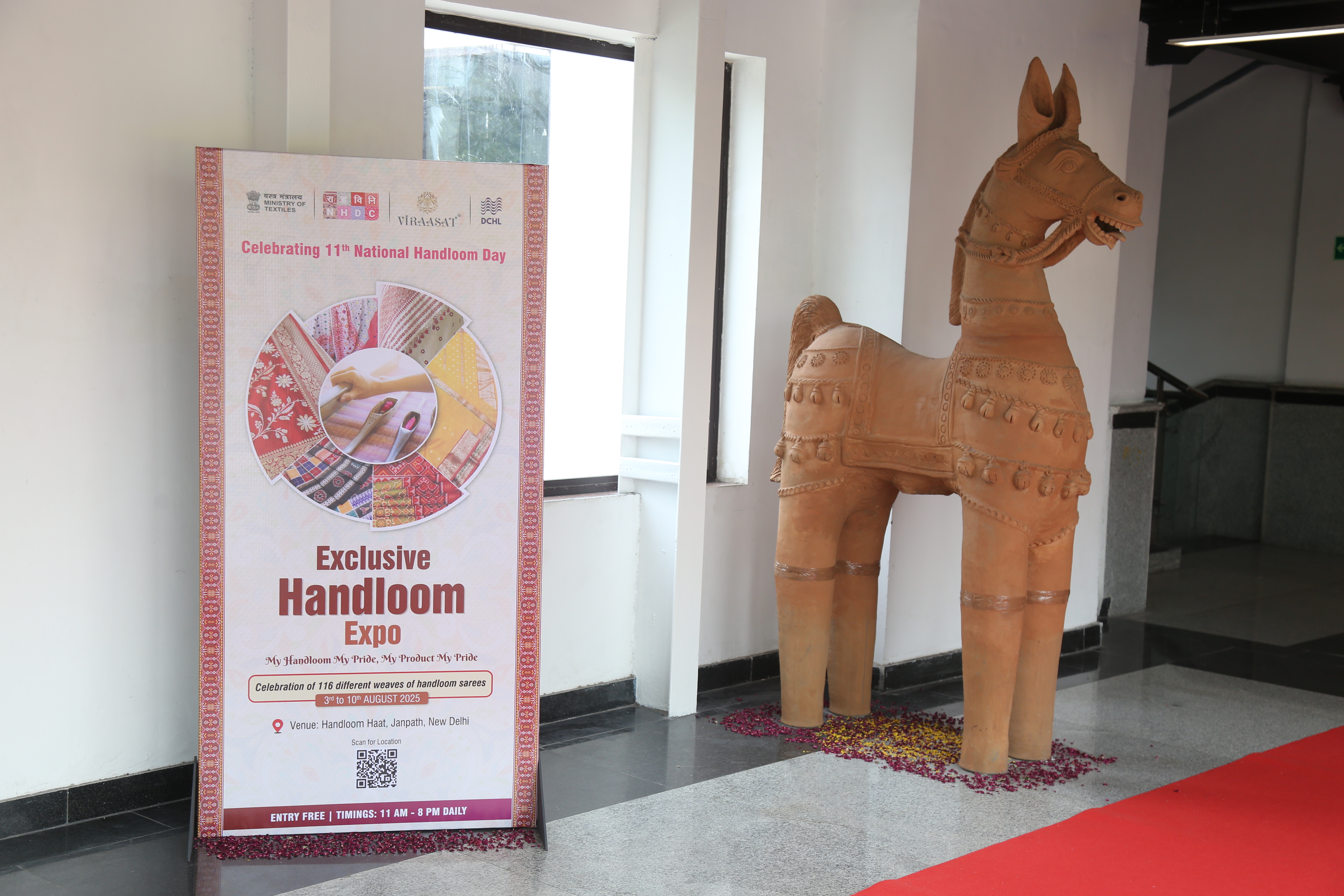 Workshop on Natural Dyes and Sustainability on 8th Aug 2025, Handloom Haat  Janpath
