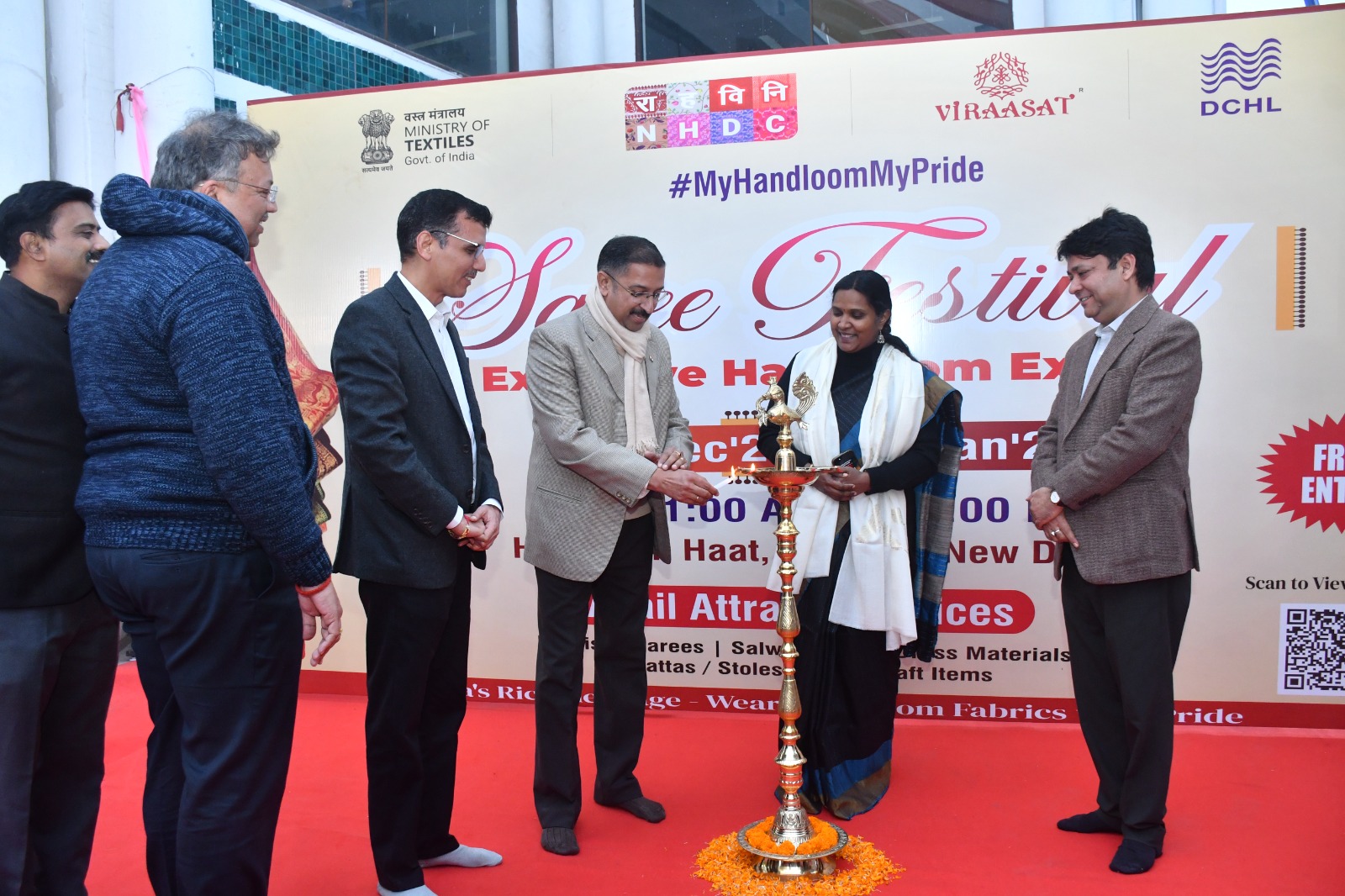 Saree Festival, Exclusive Handloom Expo, 20th Dec - 2nd Jan 2026 at Handloom Haat, Janpath