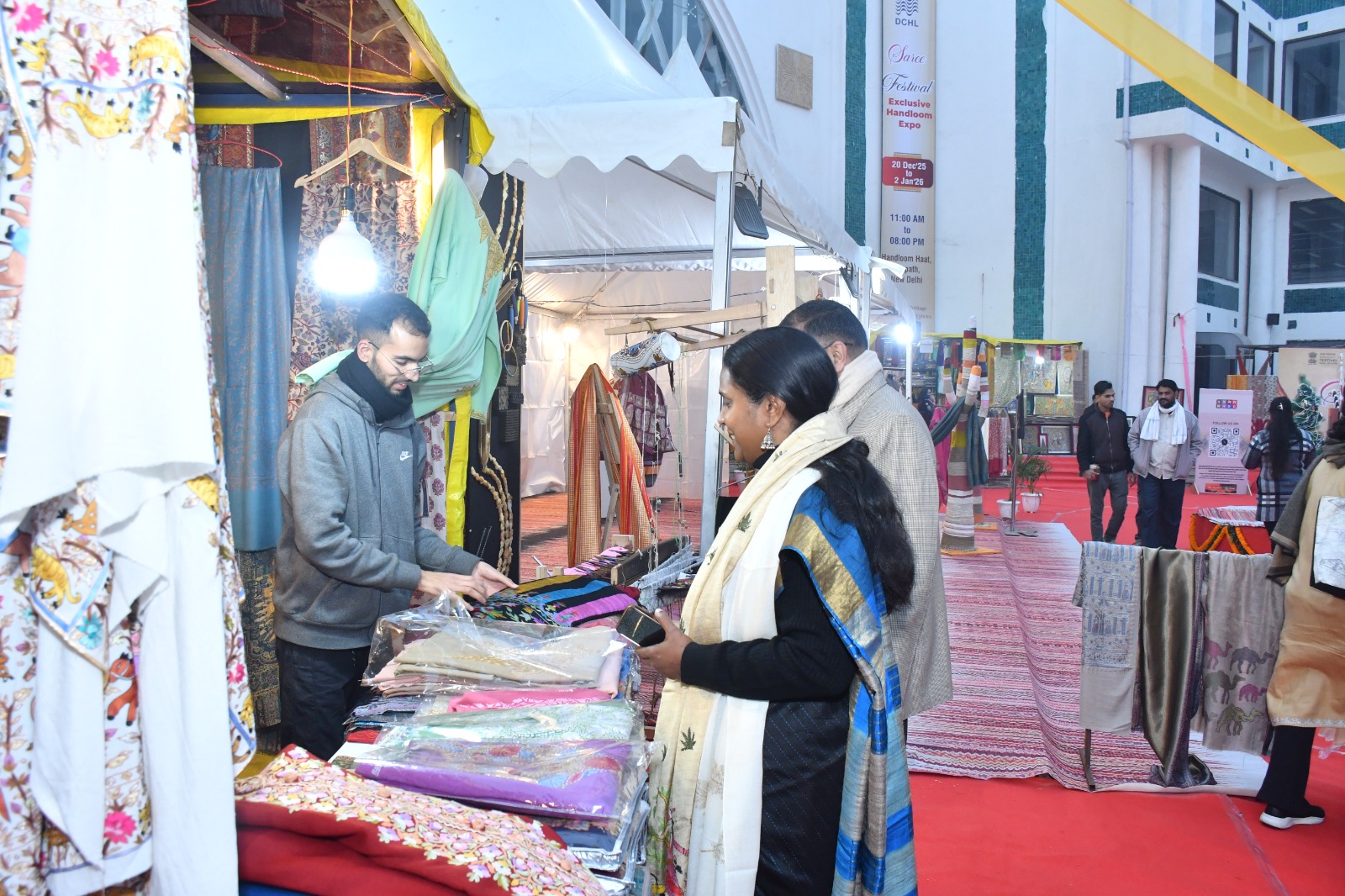 Saree Festival, Exclusive Handloom Expo, 20th Dec - 2nd Jan 2026 at Handloom Haat, Janpath