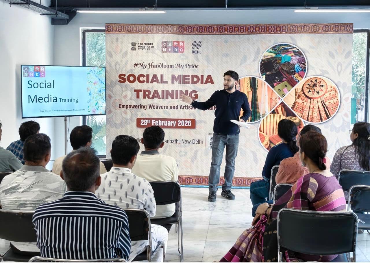 Special Handloom Expo & celebration of NHDC’s 43rd Foundation Day, 21th-2nd Mar at Handloom Haat, Janpath